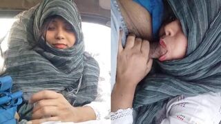Horny zahra ladki sucks bfs thick dick gets pussy