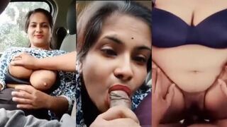 Sexy desi girlfriend sucks bfs dick inside