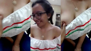 Nerdy babes shy boob moan fest bf